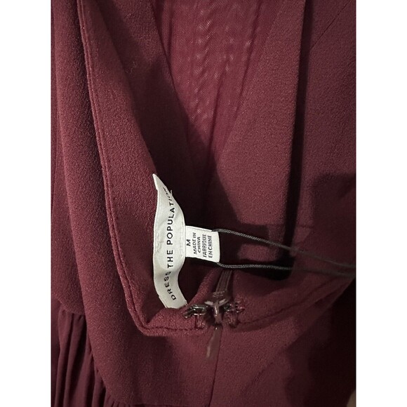 NWT Dress the Population/Mac Duggal Giorgia Fit & Flare HALTER DRESS Size M/10 - Picture 4 of 6